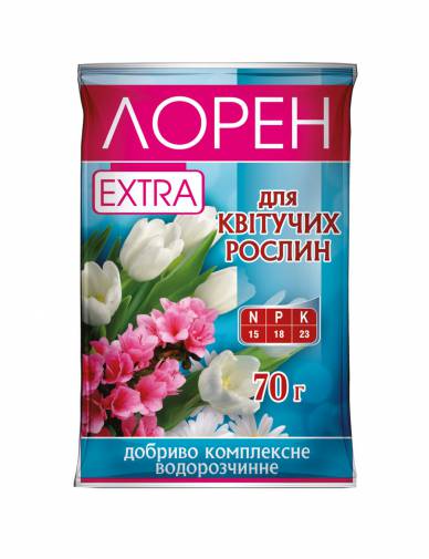 Добриво комплексне мінеральне Лорен Екстра для квітучих рослин