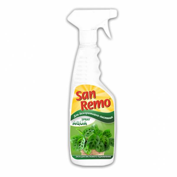 San Remo Aqua Spray удобрение для декоративно-лиственных растений
