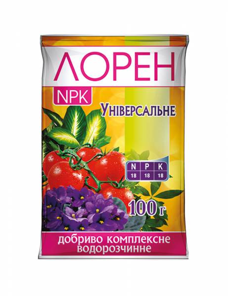 Добриво комплексне мінеральне Лорен NPK універсальне