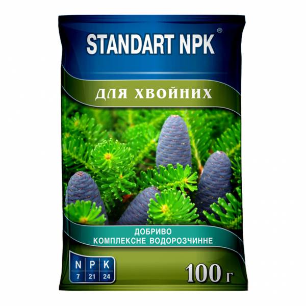 Standart NPK Комплексное водорастворимое удобрение для хвойных