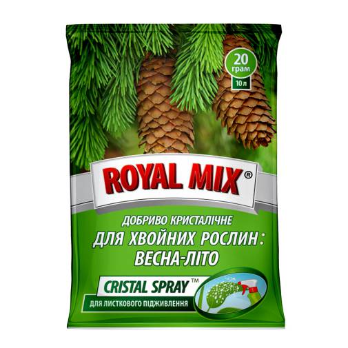 Royal Mix сristal spray для хвойних рослин: весна-літо